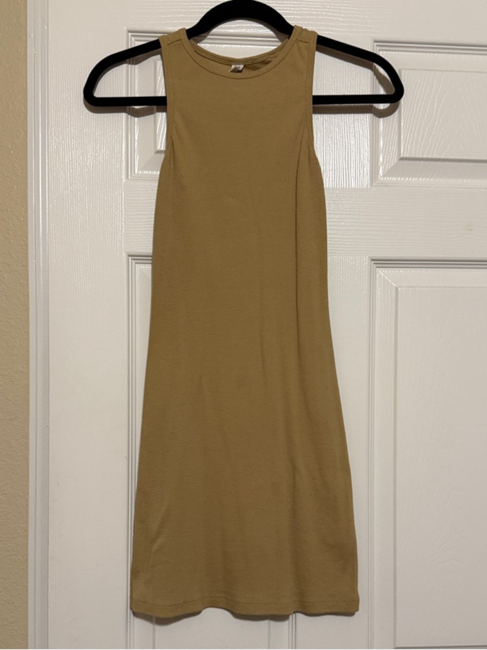 bp Sleeveless Mini Dress in Olive Tan